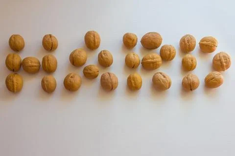 Strong as a nut. Stock Photos