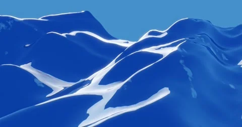 Strong ocean waves with clear sky and sun rays on blue water Stock Footage 201420829