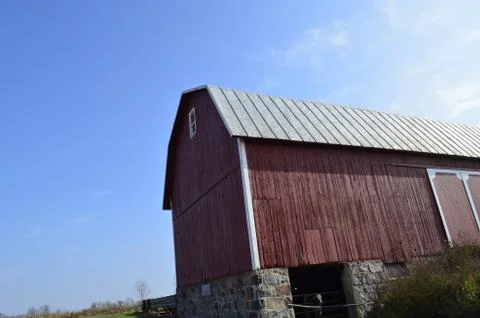 Strong old barn Stock Photos