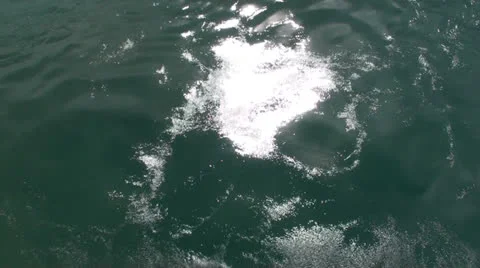 Strong reflection on the surface of the sea Stock Footage 22858888