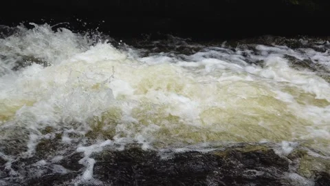 Strong river current close up Stock Footage 323022951