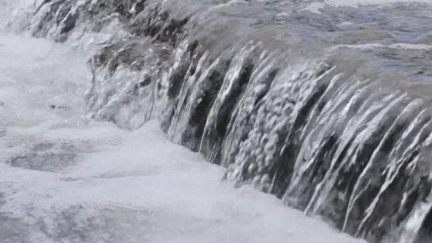 Strong river stream Stock Footage 131852203