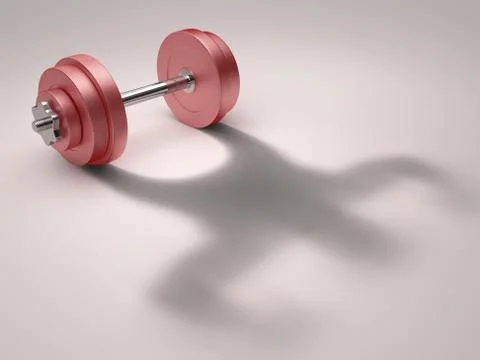 Strong Shadow Stock-Illustration