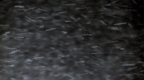 Strong  Snowfall (overlay white on black or alpha channel). Stock Footage