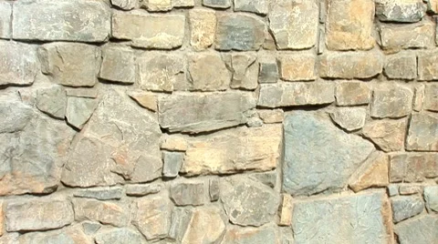 Strong Stone Wall Video stock 8795149