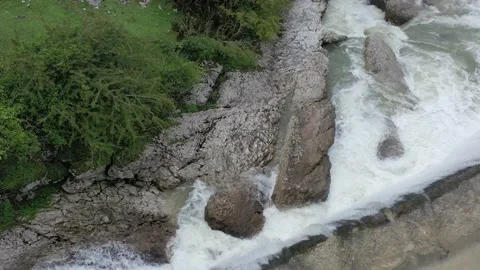 Strong stream of water, waterfall Stock Footage 151189640