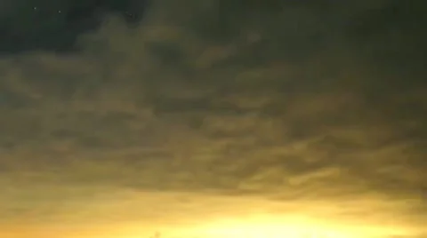 Strong Sunrays Through The Clouds Stock Footage 221575803