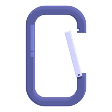 Strong supply icon cartoon vector. Carbine lock clasp Stock Illustration
