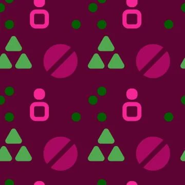 Strong system structure seamless pattern Stock Illustration