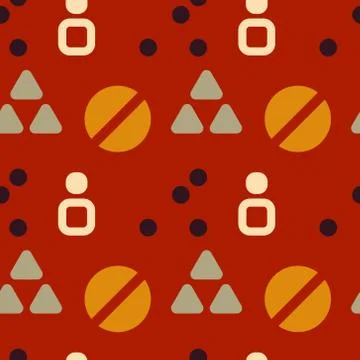 Strong system structure seamless pattern Stock Illustration