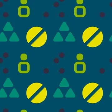 Strong system structure seamless pattern Stock Illustration