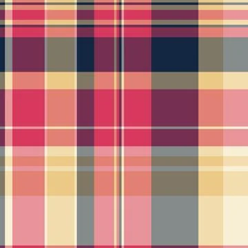 Strong tartan pattern seamless, direct textile plaid check. Thanksgiving ba.. Stock Illustration