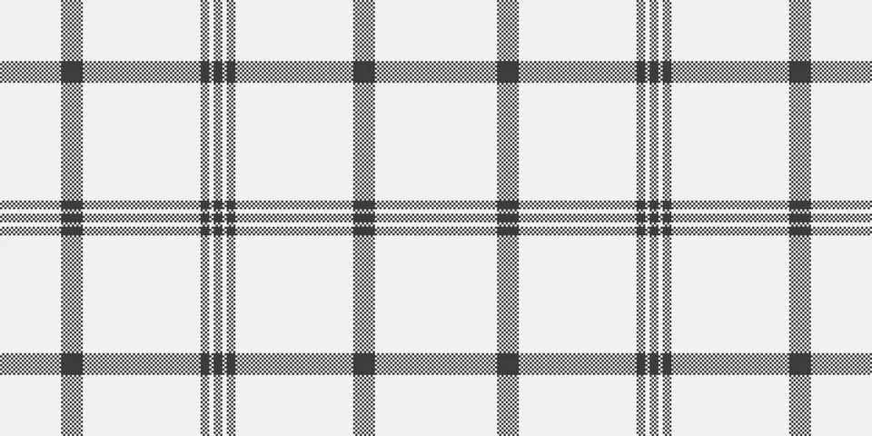 Strong tartan seamless pattern, folklore check plaid fabric. Doodle textile.. Stock Illustration