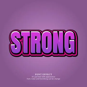 Strong text effect background Stock-Illustration