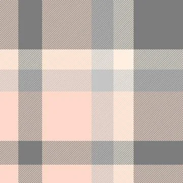 Strong texture fabric pattern, grunge check textile vector. Industry backgr.. Stock Illustration