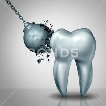 Strong Tooth Enamel Stock Illustration