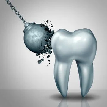 Strong Tooth Enamel Stock Illustration