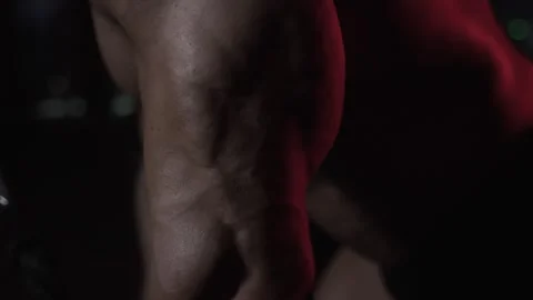 Strong triceps Stock Footage 314680923