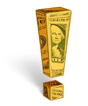 Strong u.s. dollar Stock Illustration