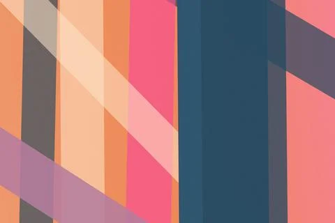 Strong vertical columns and diagonal translucent strips build a bold editor.. Illustrazione stock