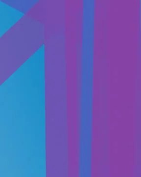 Strong vertical panels and angular overlays blend deep blue, purple, and tu.. Illustrazione stock