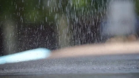 Strong water splashes Stock Footage 78722626