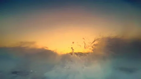 Strong wave of the sea Stock Footage 37205828