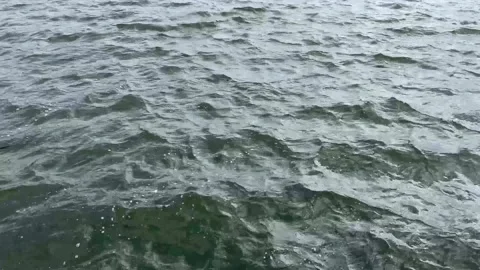 Strong wave of water on the lake 스톡 동영상 152993840