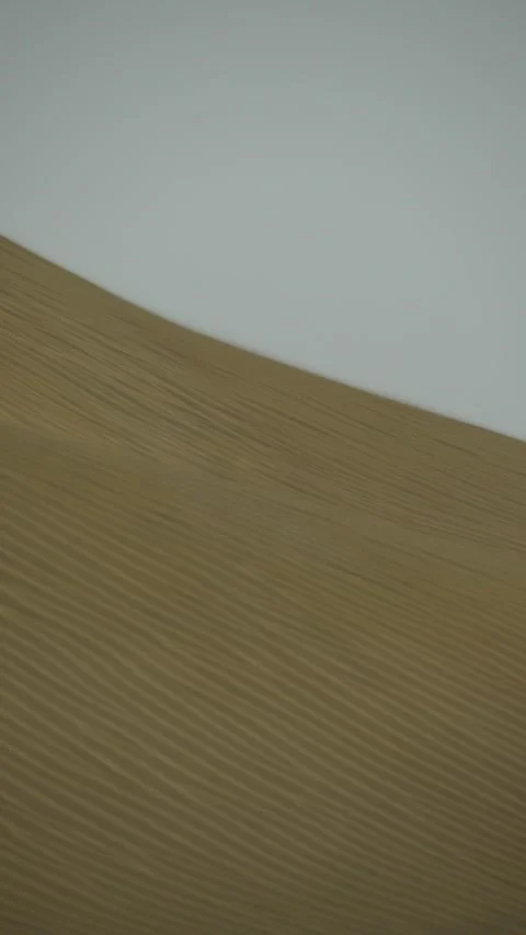 Strong wind blowing sand across a desert dune during a sandstorm Vídeos de archivo 330050137