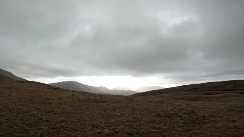 Strong wind on mountain top Stock Footage 236326247