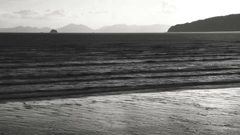 Strong winds and waves before rain coming Stock Footage 153506951
