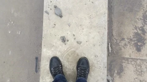 Strong winds at the construction site Vídeos de archivo 49250200