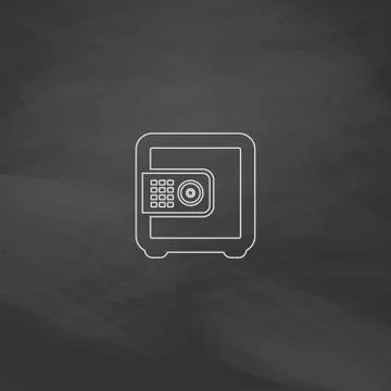 Strongbox computer symbol Stock-Illustration