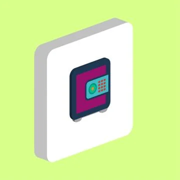 Strongbox computer symbol Stock-Illustration