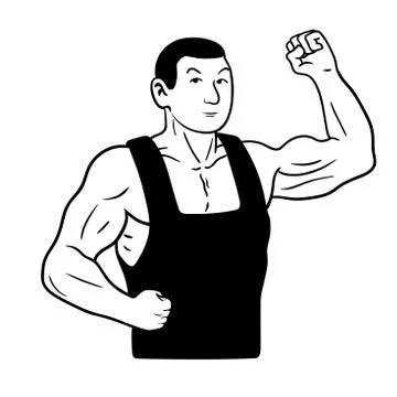 Strongman Stock-Illustration