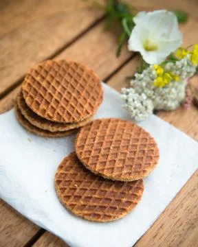 Stroopwafels Foto stock