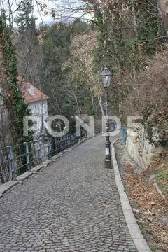 Strossmayer promenade, zagreb, croatia Stock Photos