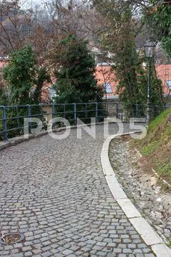 Strossmayer promenade, zagreb, croatia Stock Photos