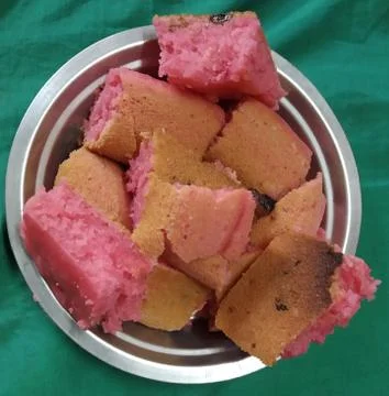 Strowbery home made cake Stock Photos