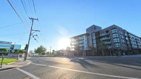 Struck &amp; Katella Avenue Intersection Orange, CA Stock Footage 312814550