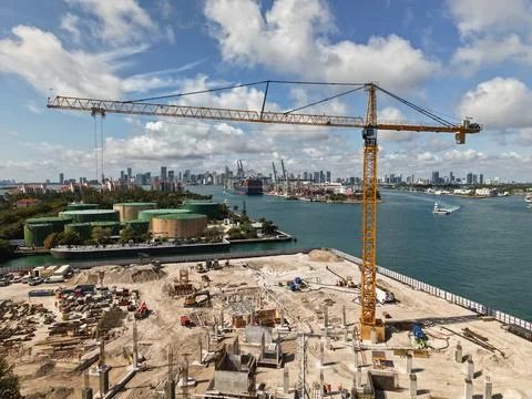 Structural civil engineering. Structure engineering at building site. Formwork Foto stock
