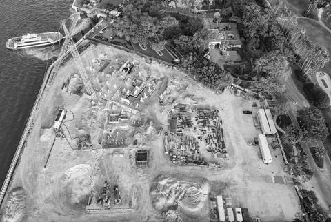 Structural civil engineering. Structure engineering at building site. Formwork Stock Photos