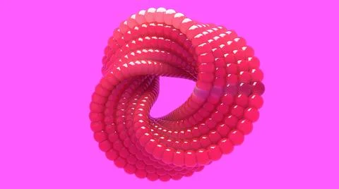 Structural communication of molecule 3D concept rendering Stock Illustration