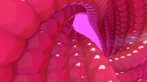 Structural communication of molecule 3D concept rendering Stock Illustration