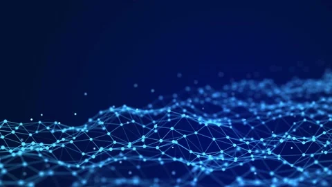 Structural connection of information. Data transfer in network connection. Stock Footage 155231907