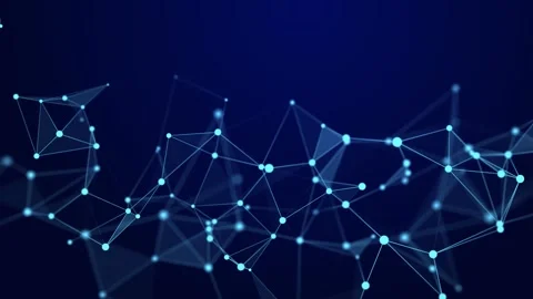 Structural connection of information. Data transfer in network connection. Stock Footage 267713515