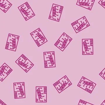 Structural drafting architectural drafter line vector seamless pattern Stock Illustration