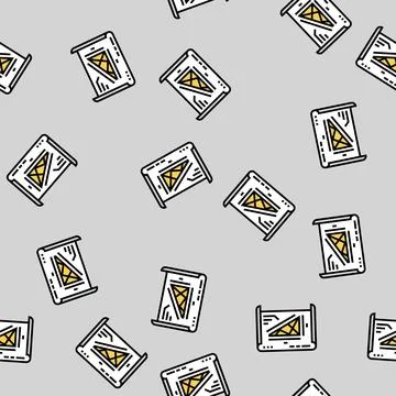 Structural drafting architectural drafter vector seamless pattern Stock Illustration