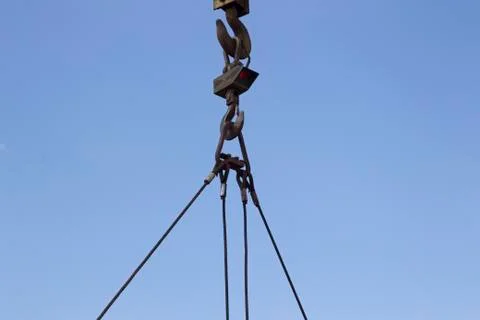 Structural elements of the crane during loading and unloading Photos