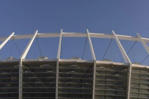 Structural elements of a sports stadium Stock Photos